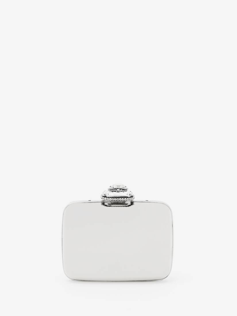 Mini Clutch in Antique Silver - 3