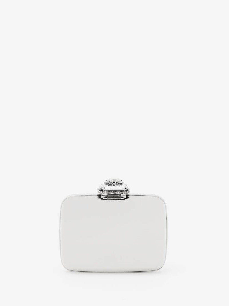 Mini Clutch in Antique Silver 3