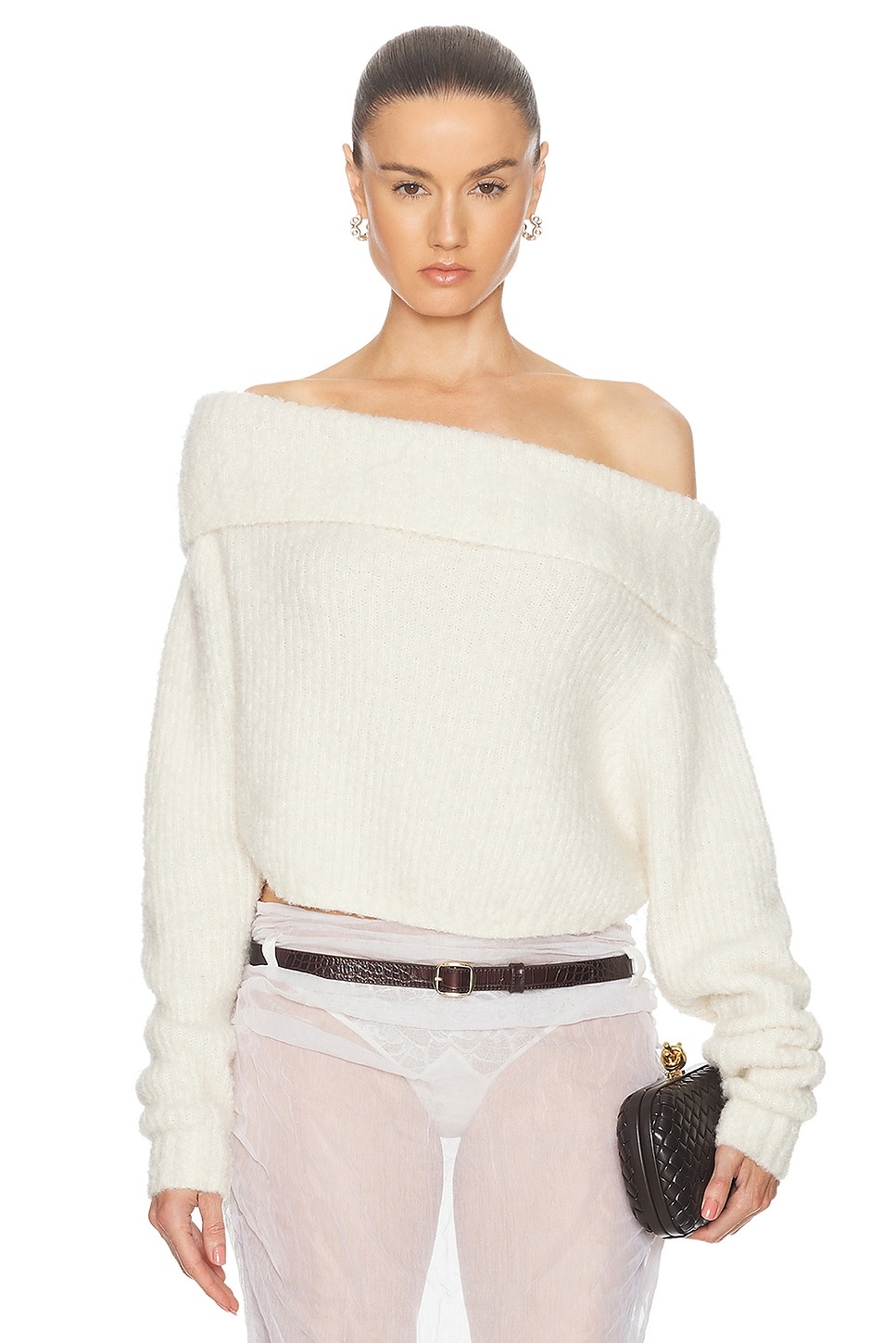 Boucle Knit Shrug - 1