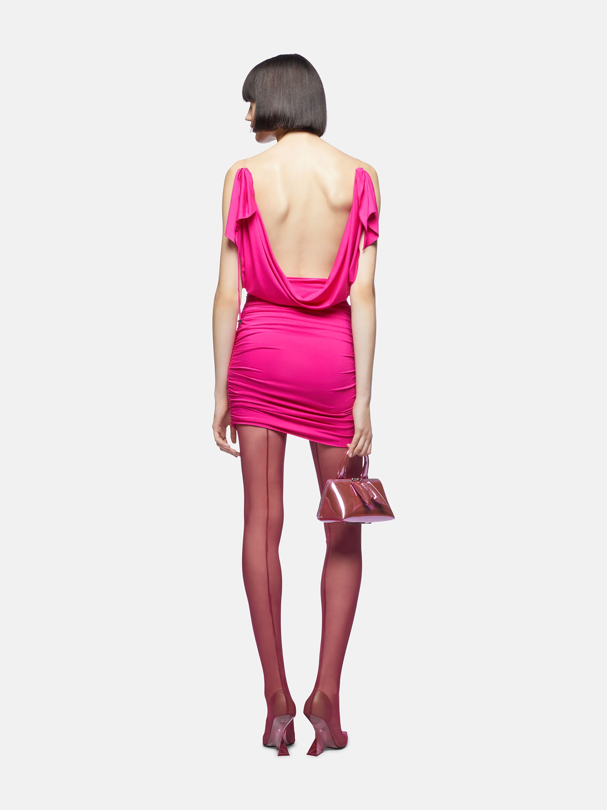 FUSCHIA MINI DRESS - 3