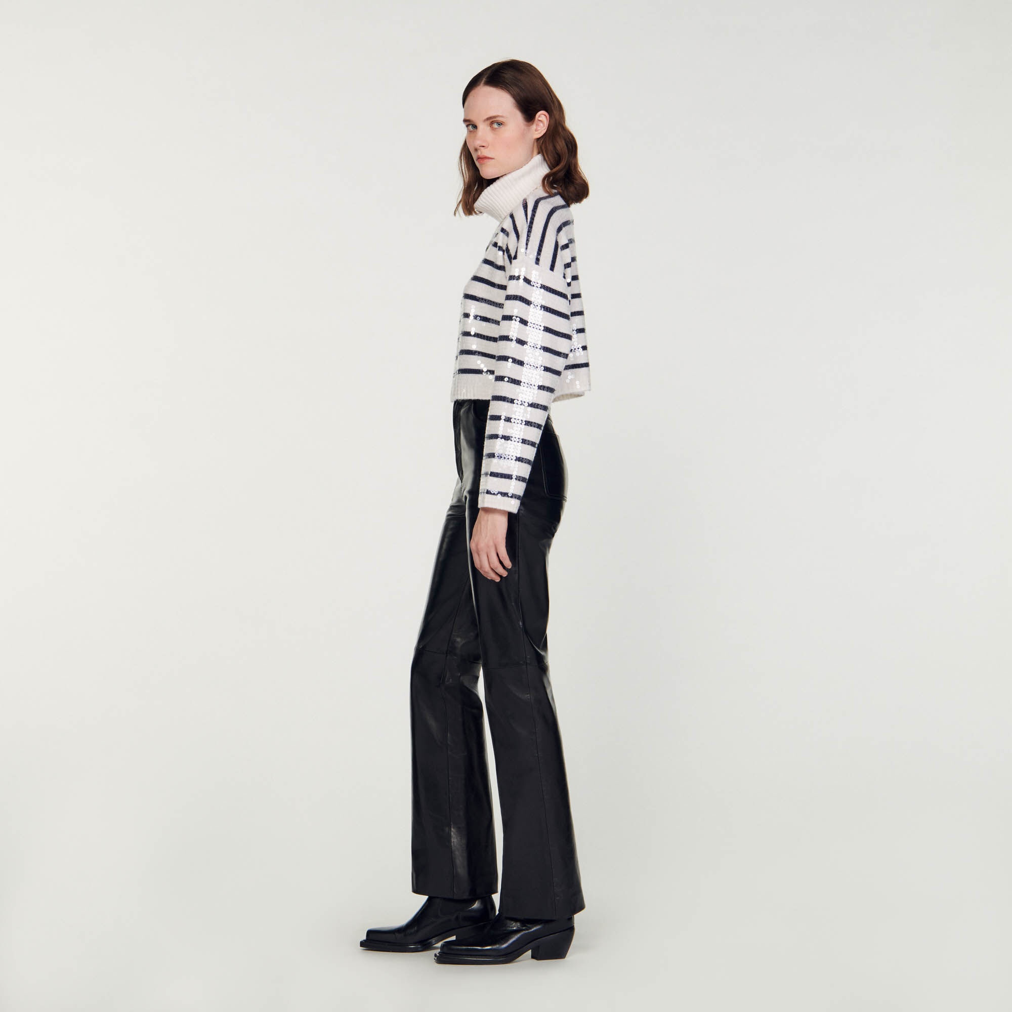 CROPPED BRETON SWEATER - 7