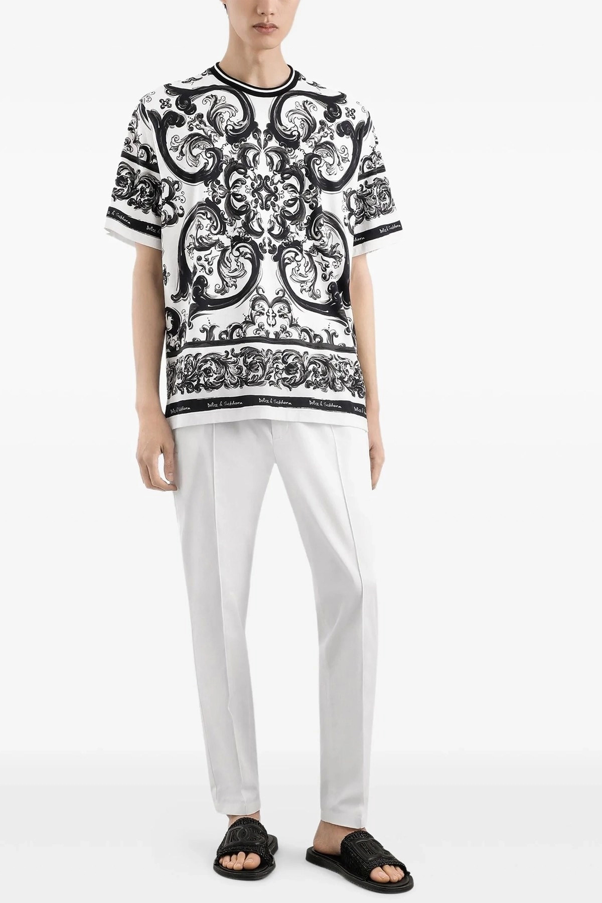 'Maiolica' print T-shirt - 2