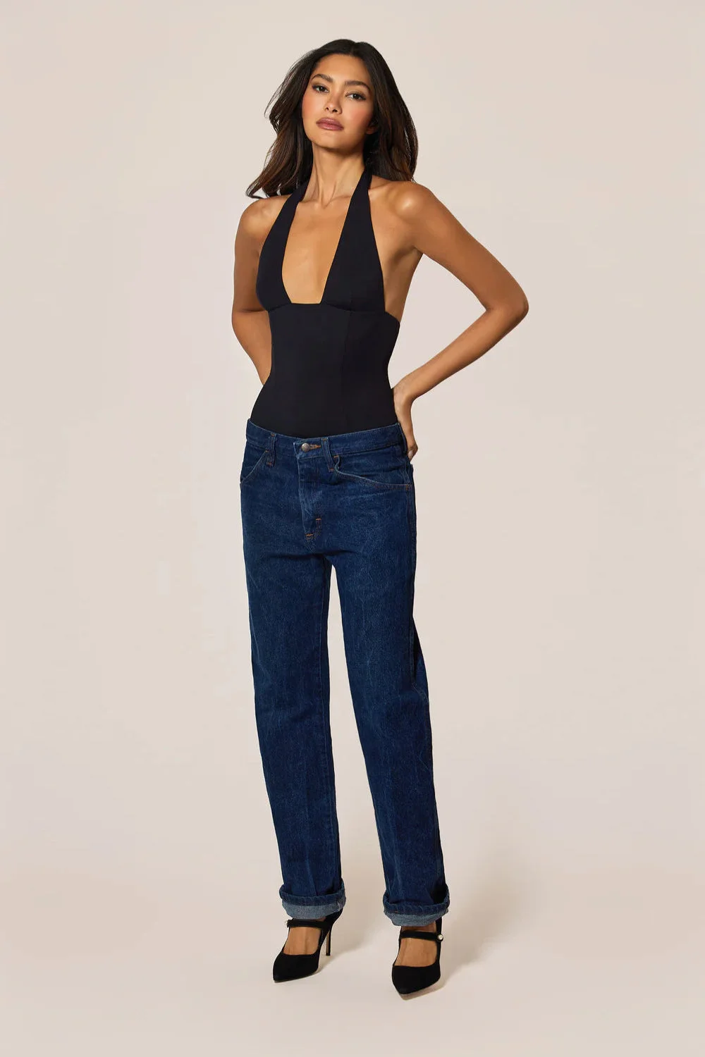 Echauffe Halter Bodysuit - 1