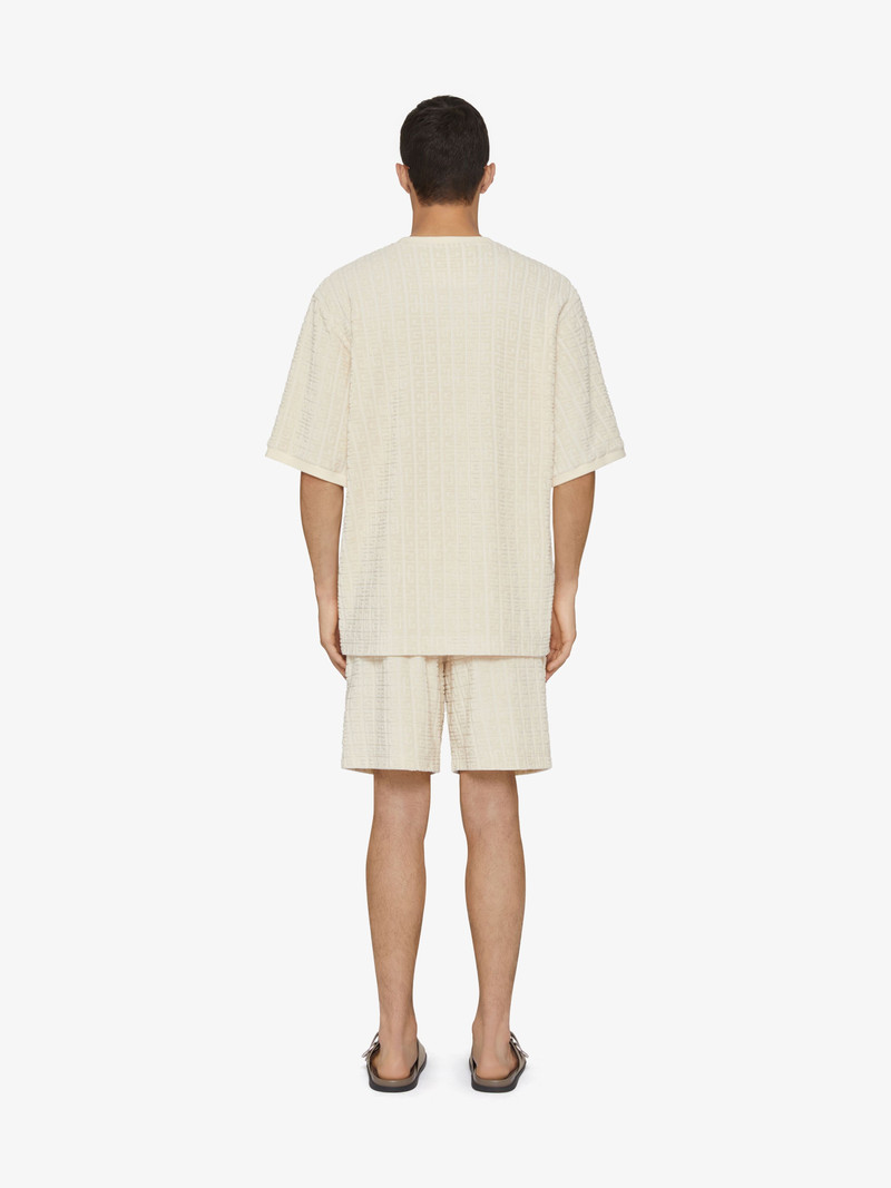 T-SHIRT IN 4G COTTON TOWELLING 4