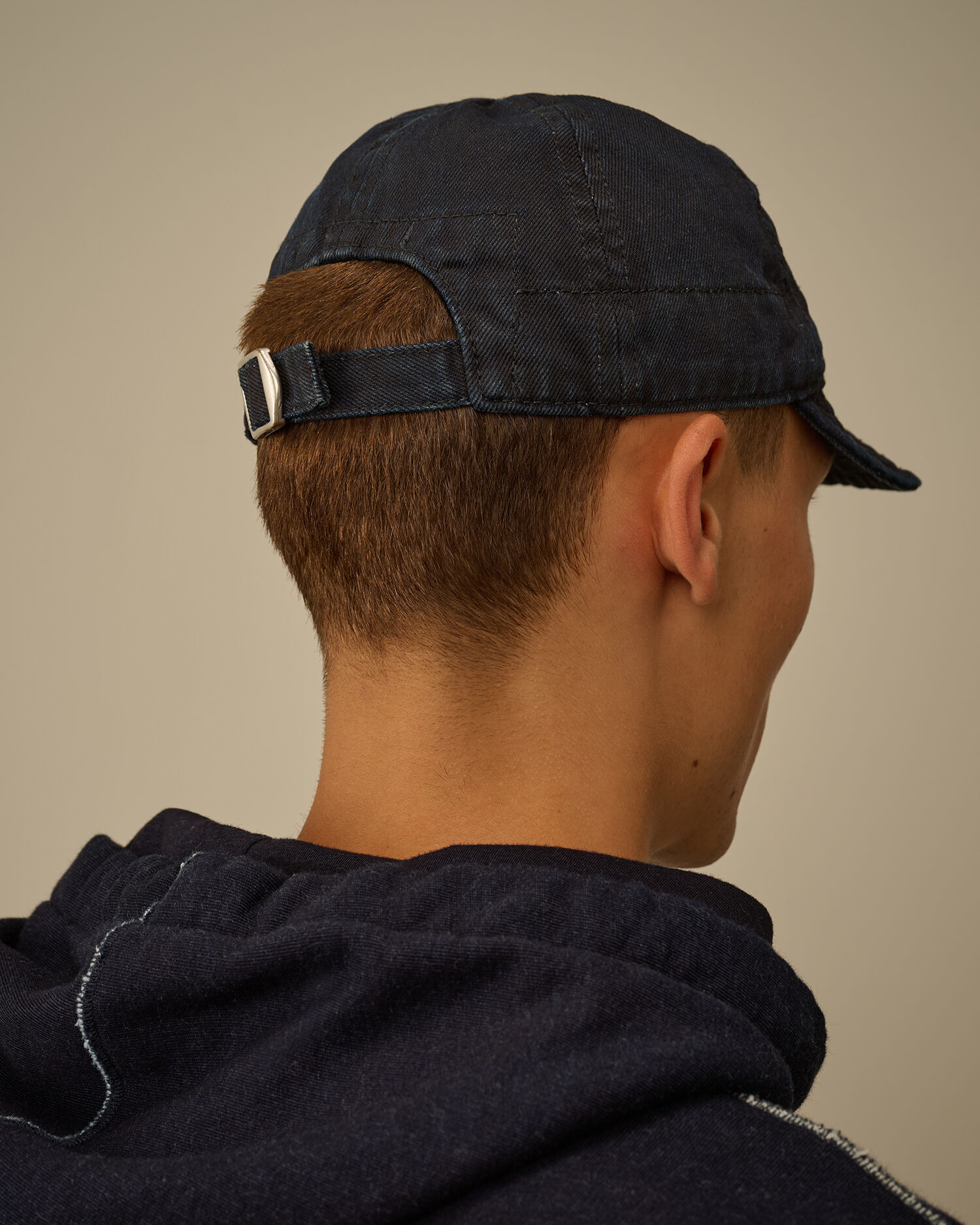 3/4 Plated Denim Logo Cap - 3