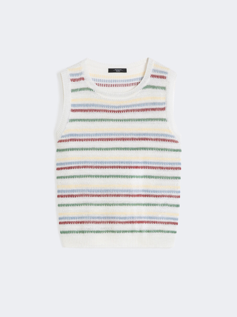 PIUMA Linen yarn waistcoat - MULTICOLOUR 1