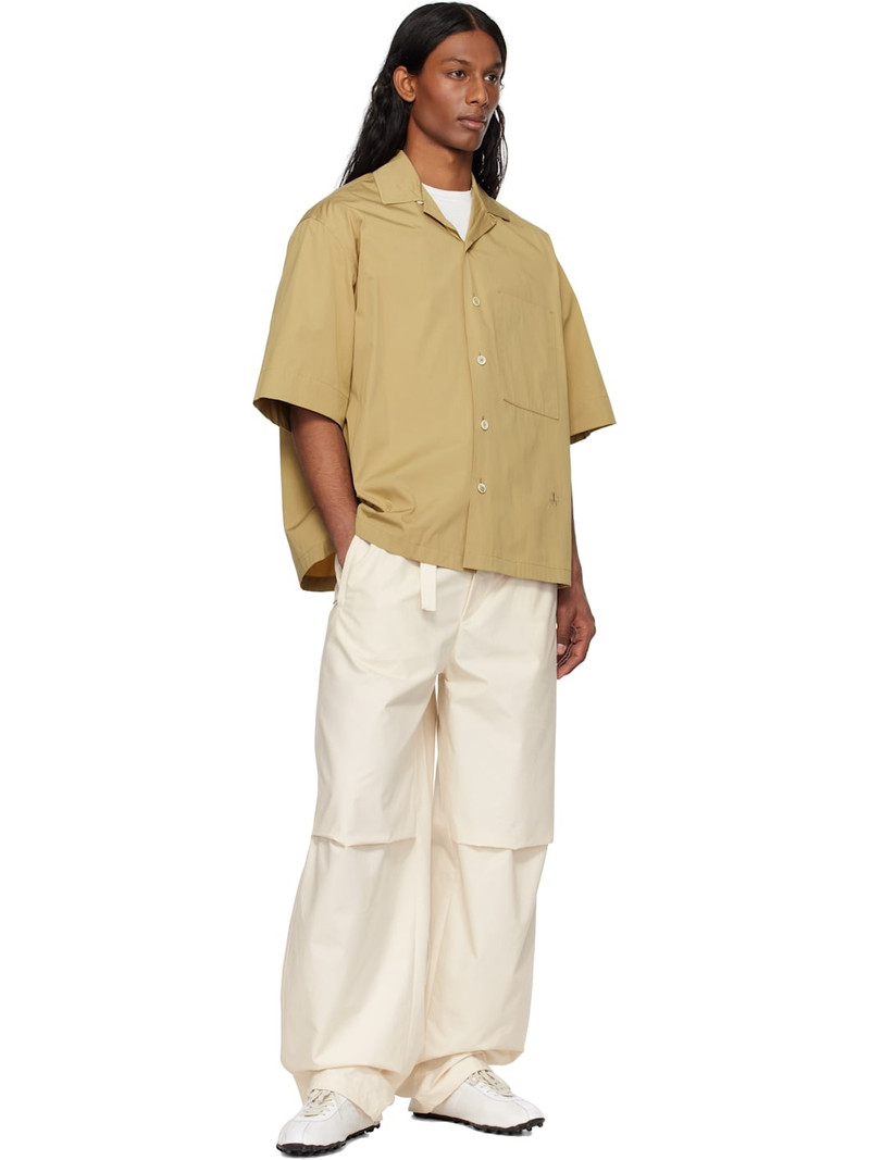 Jil Sander Off-White Belted Trousers outlook