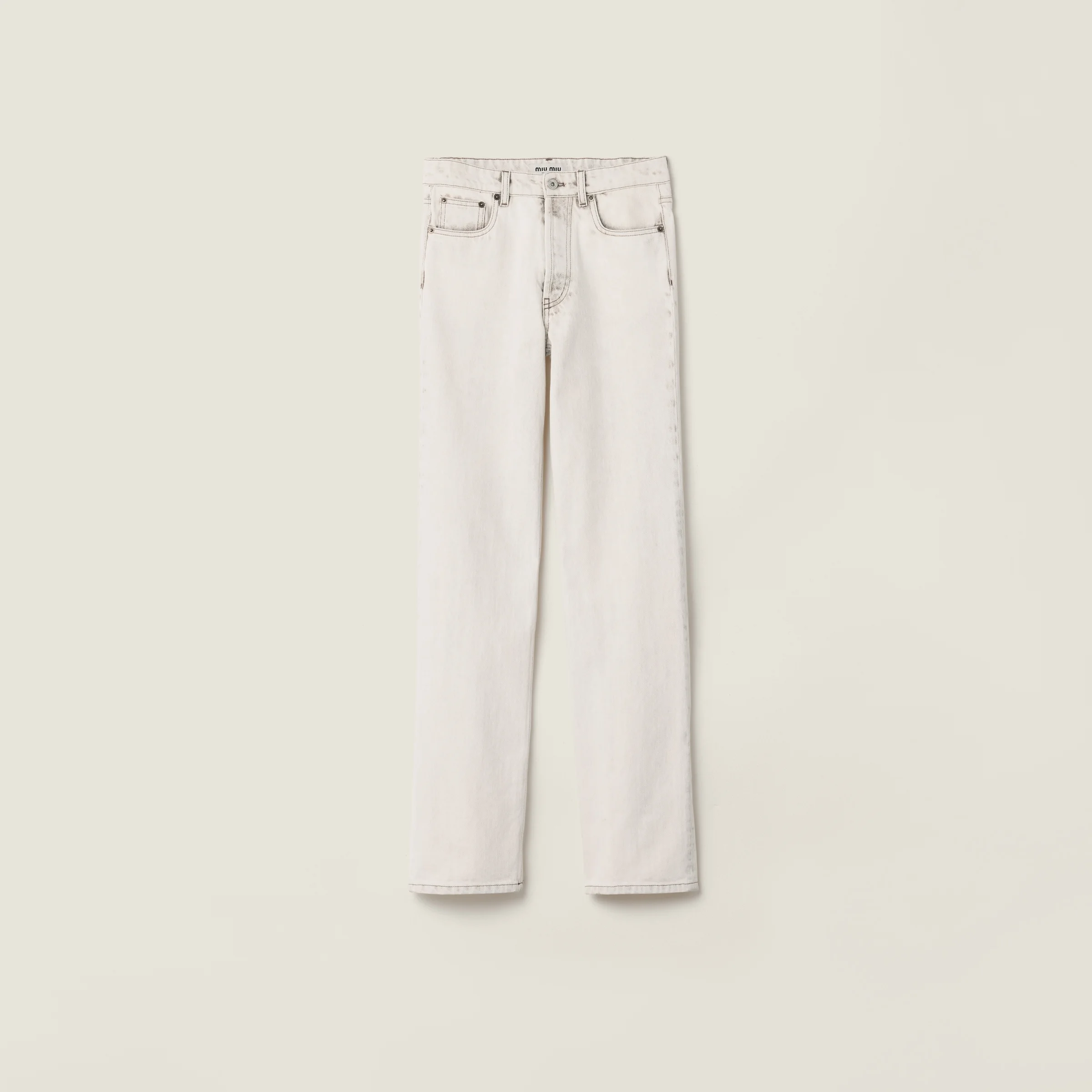 Five-pocket denim jeans - 1