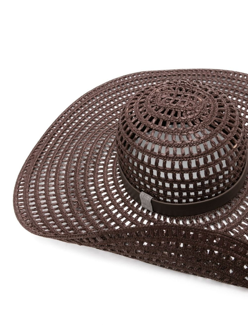 PESERICO interwoven sun hat outlook