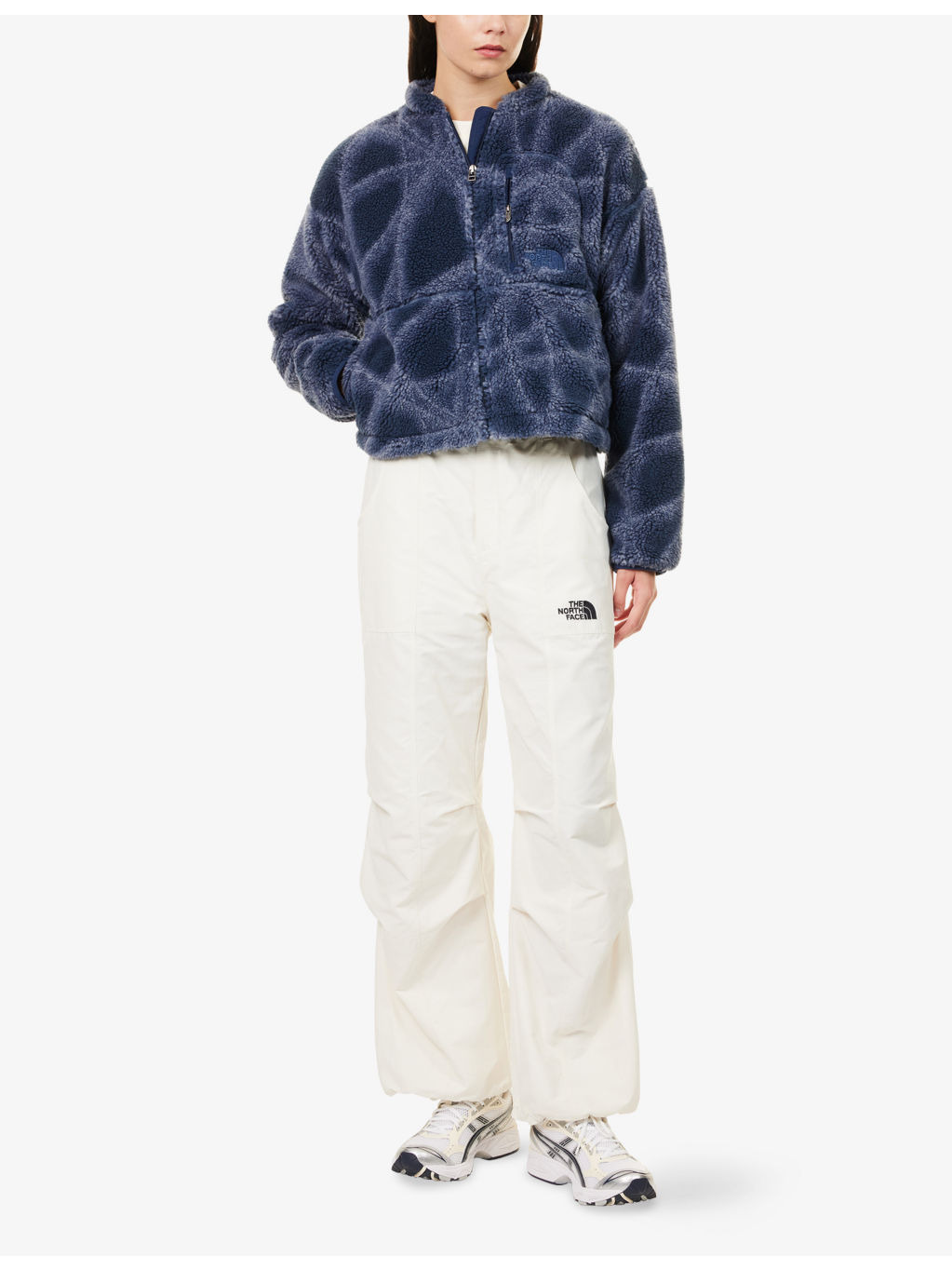Ex Pile Logo-Embroidered Fleece Jacket - 2