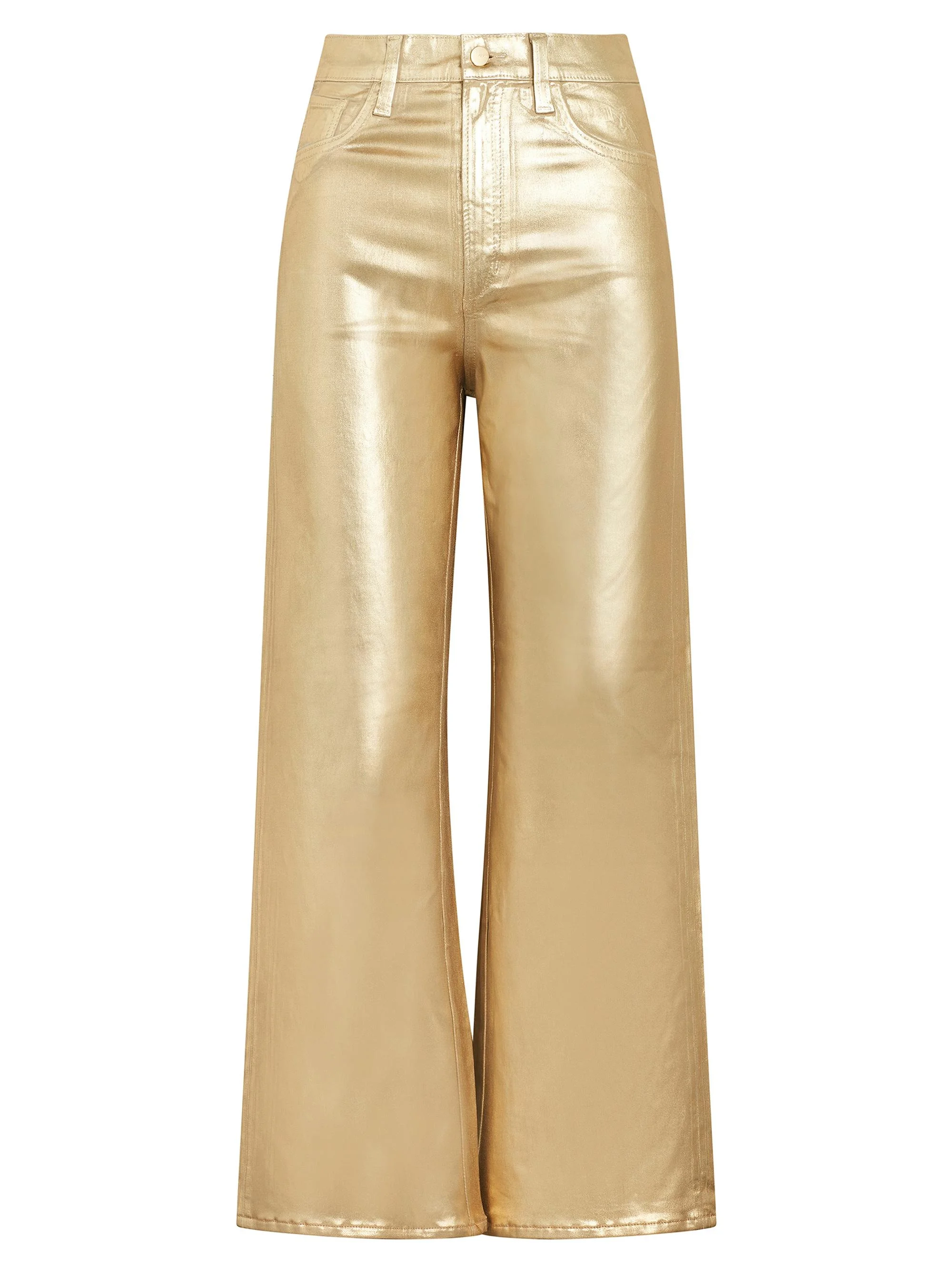 Women's The Mia Metallic Ankle Jeans - Gold Foil - 1