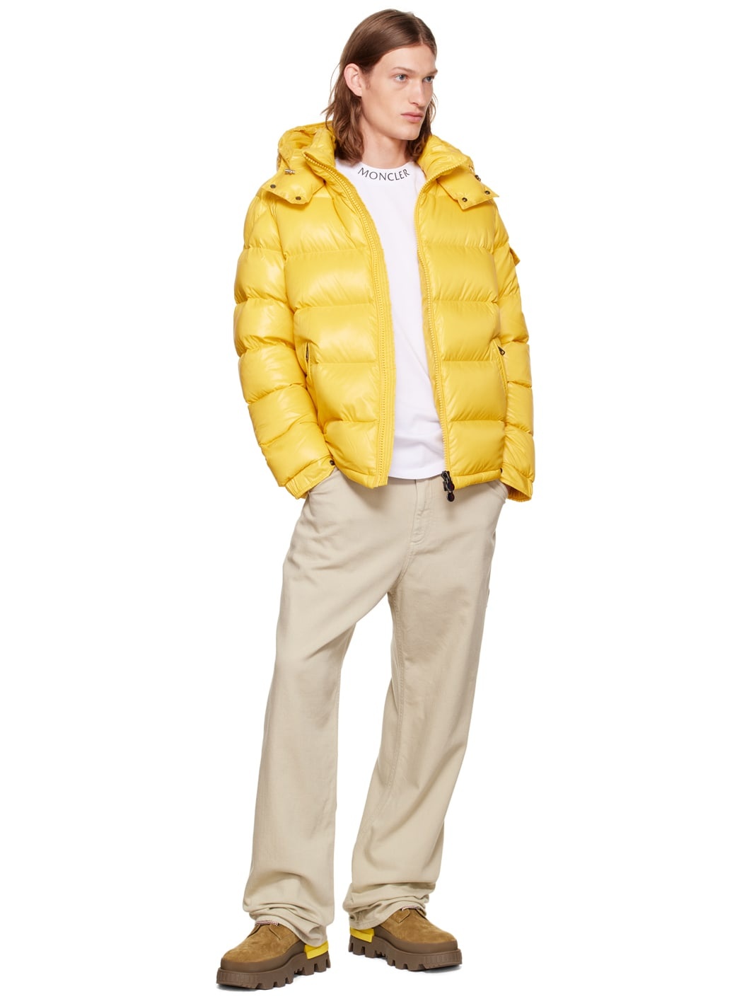 Moncler maya yellow hotsell