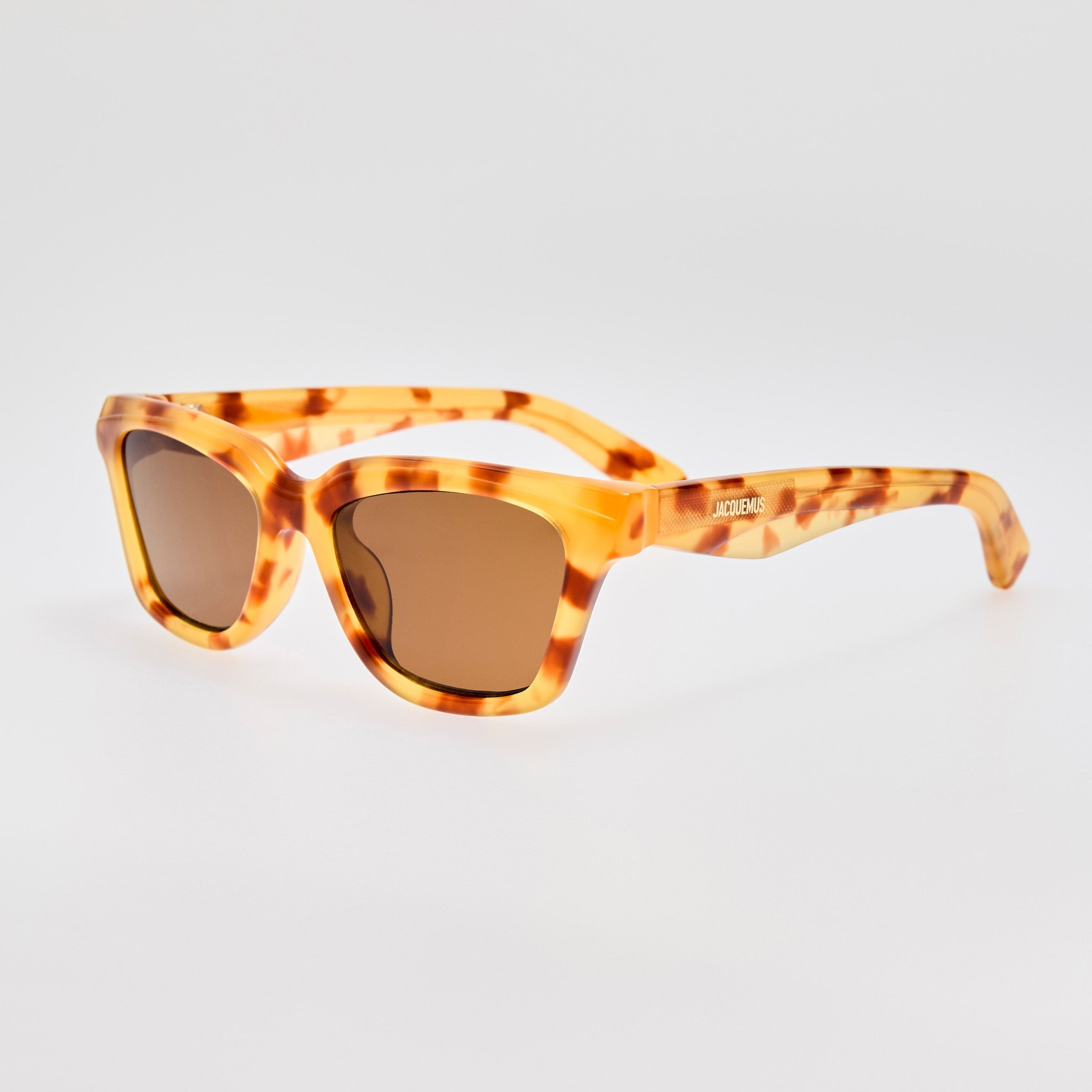 Carre Sunglasses in Beige Tortoiseshell - 2