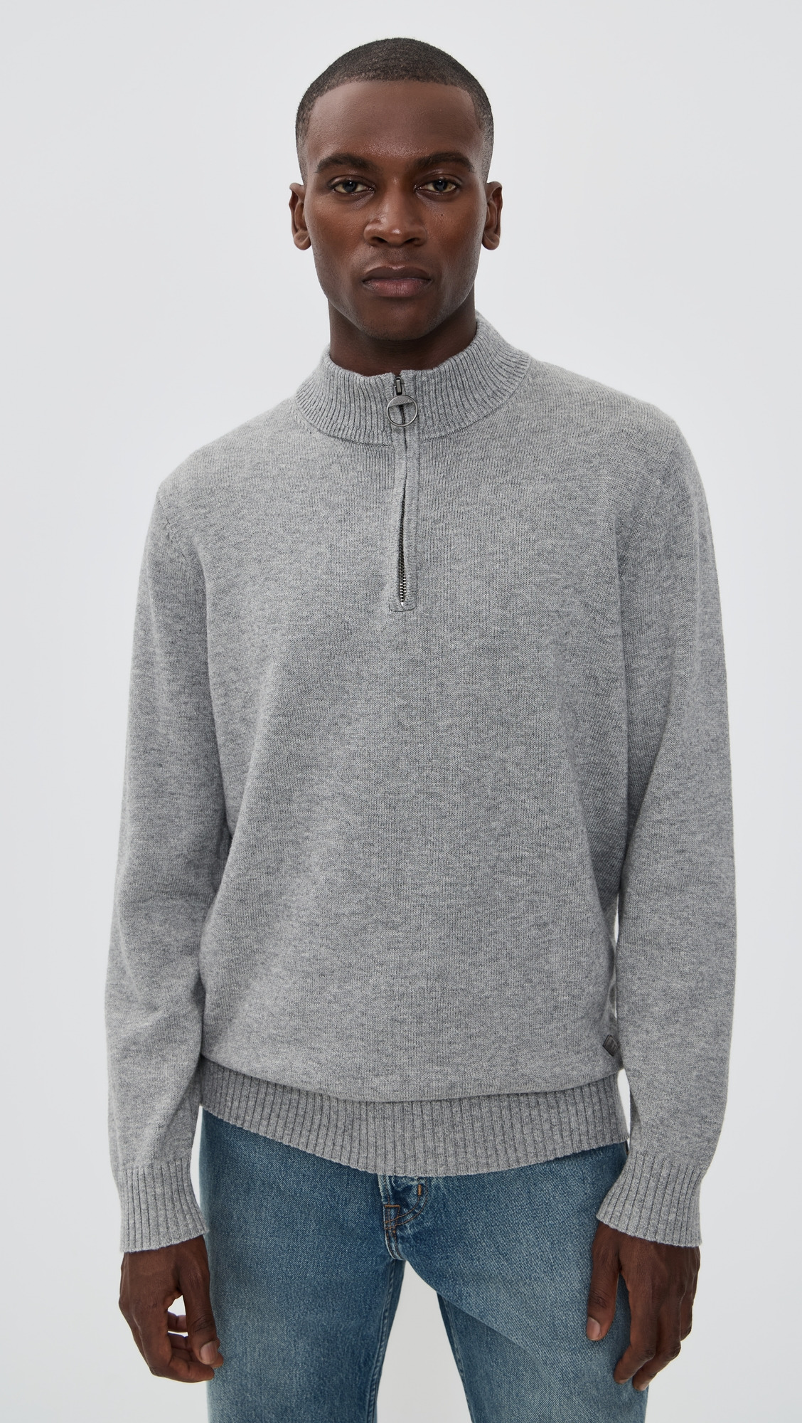 Kelson Quarter Zip Knitted Sweater - 6