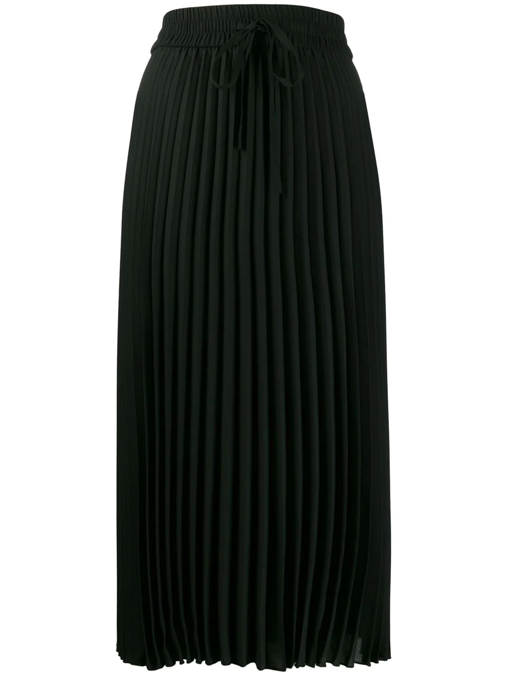 pleated mid-length skirt - 1