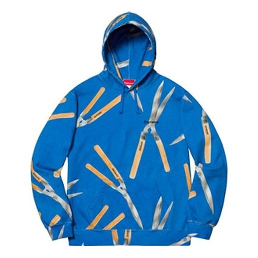 Supreme SS19 Shears Hooded Sweatshirt Royal SUP-SS19-159 - 1