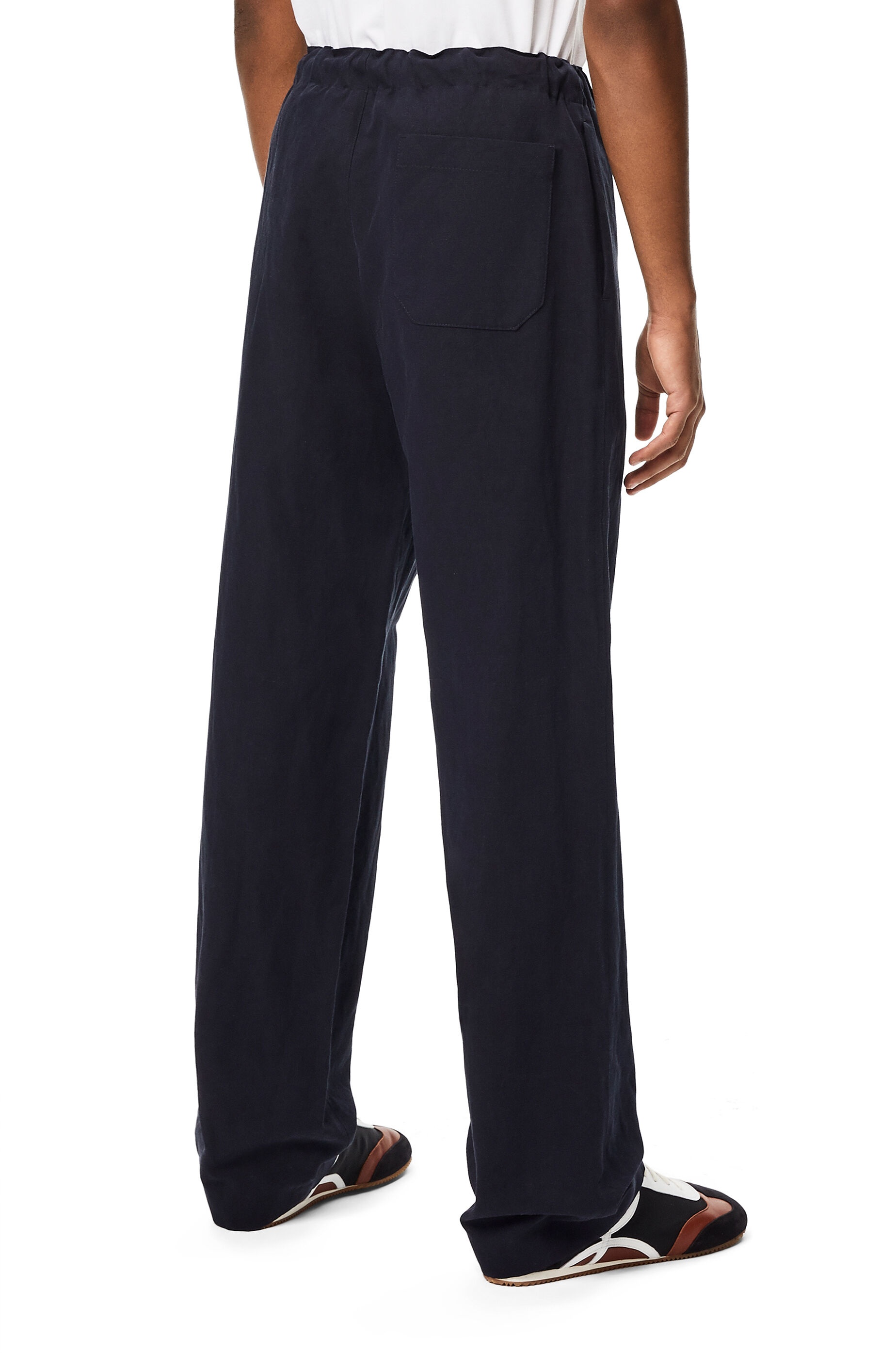 Drawstring trousers in cotton - 4