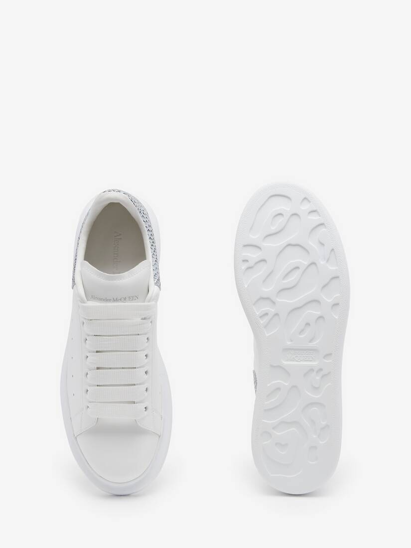Women's Oversized Sneaker in White/ice - 4