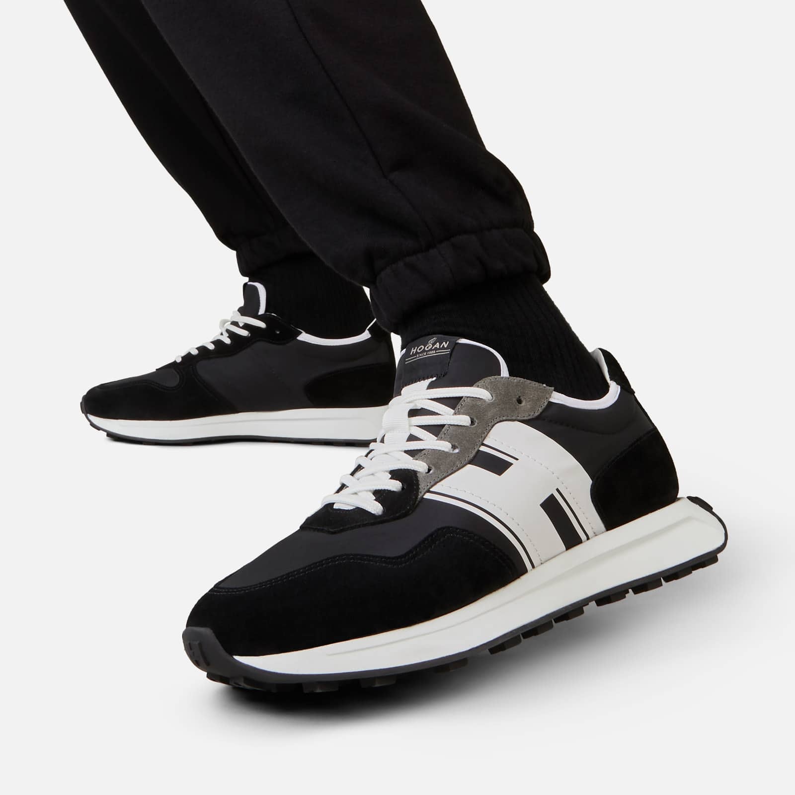 Sneakers Hogan H601 Black Grey - 7