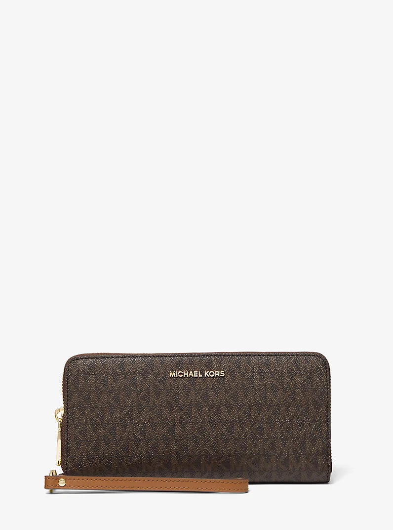 Large Logo Continental Wallet - 1