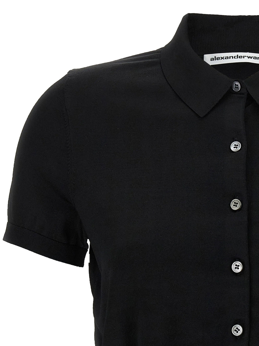 Short Sleeve Polo Cardigan - 3
