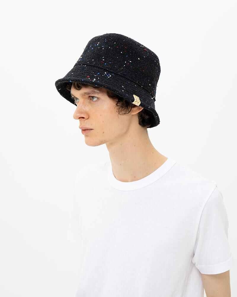 DOME BUCKET HAT BLACK - 3