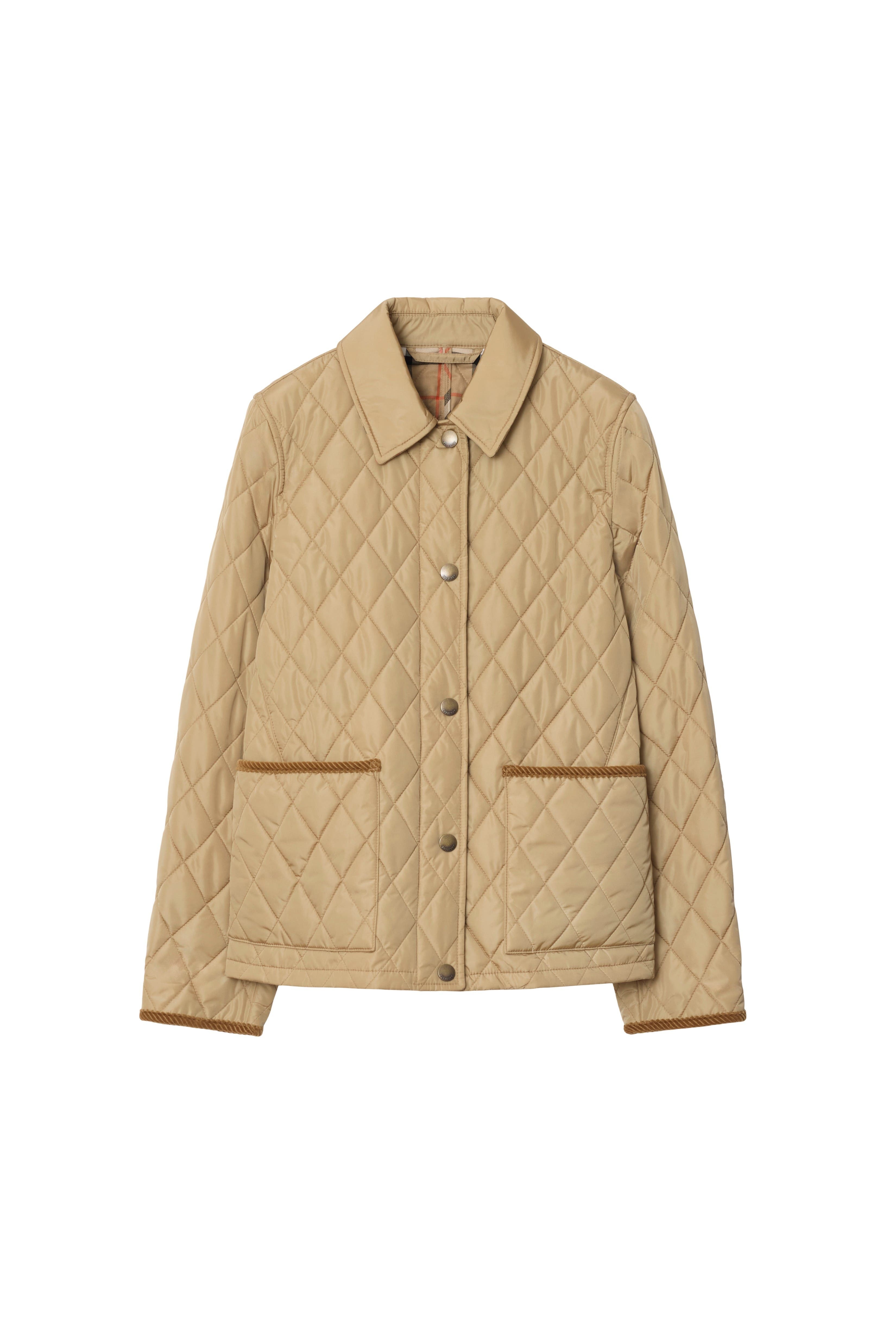 burberry Quilted Nylon Jacket in Flax/sand at Nordstrom - 2