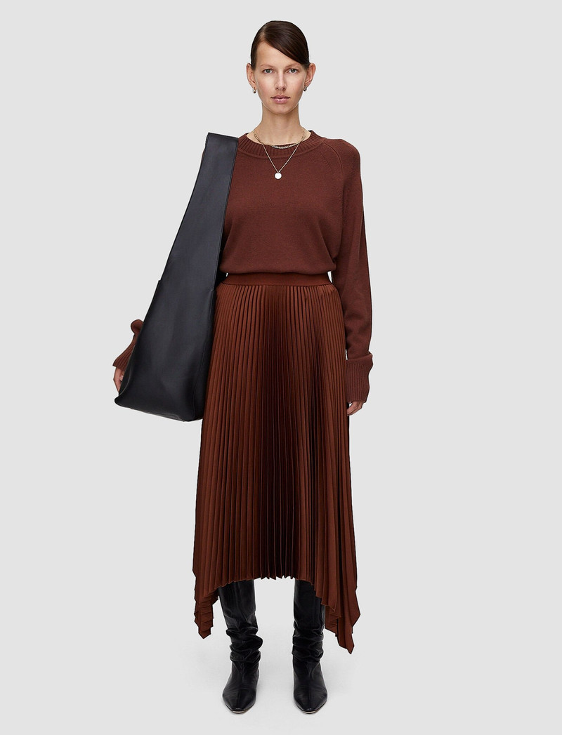 JOSEPH Knit Weave Plissé Ade Skirt outlook