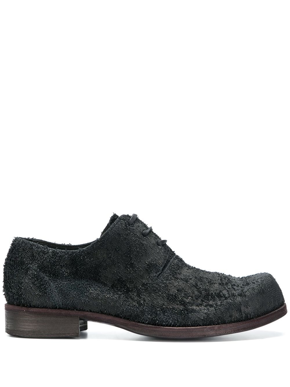 textured derby shoes - 1