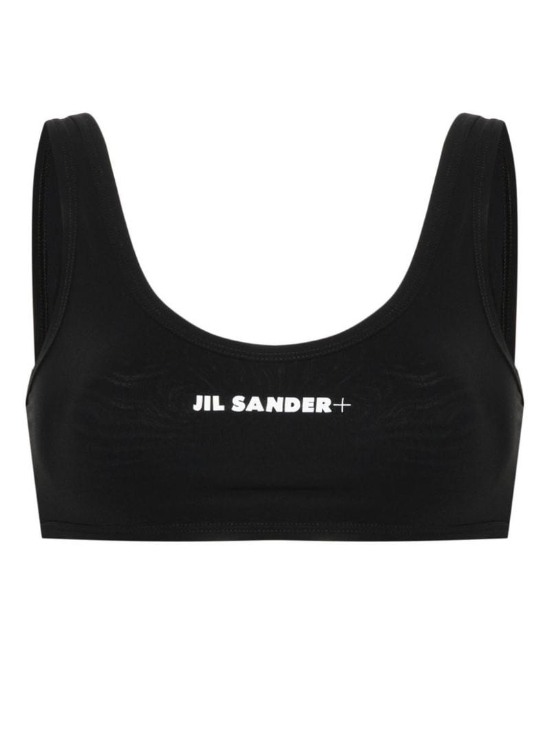 logo-print bikini top 1