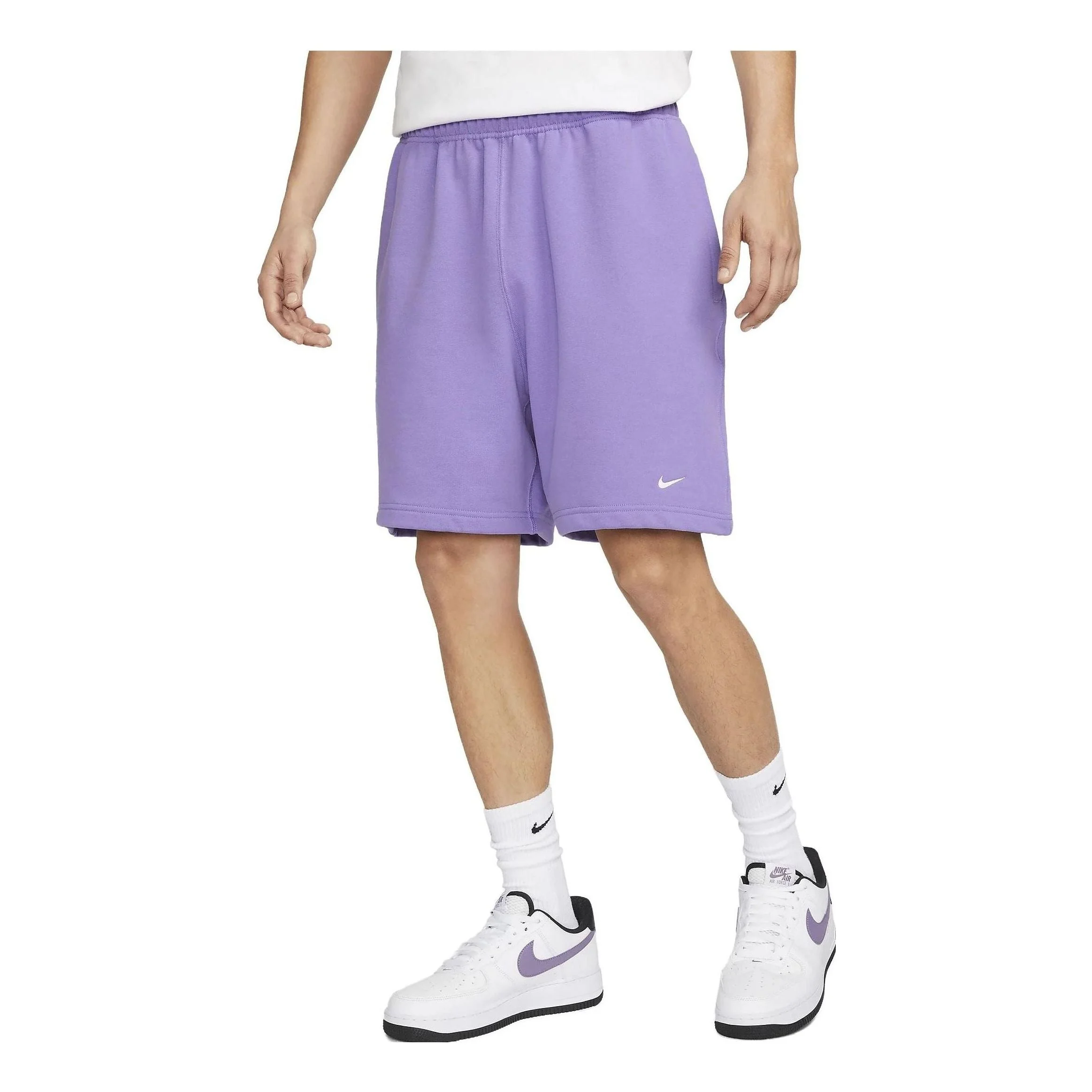 Nike Solo Swoosh Shorts 'Purple' DX0817-567 - 1