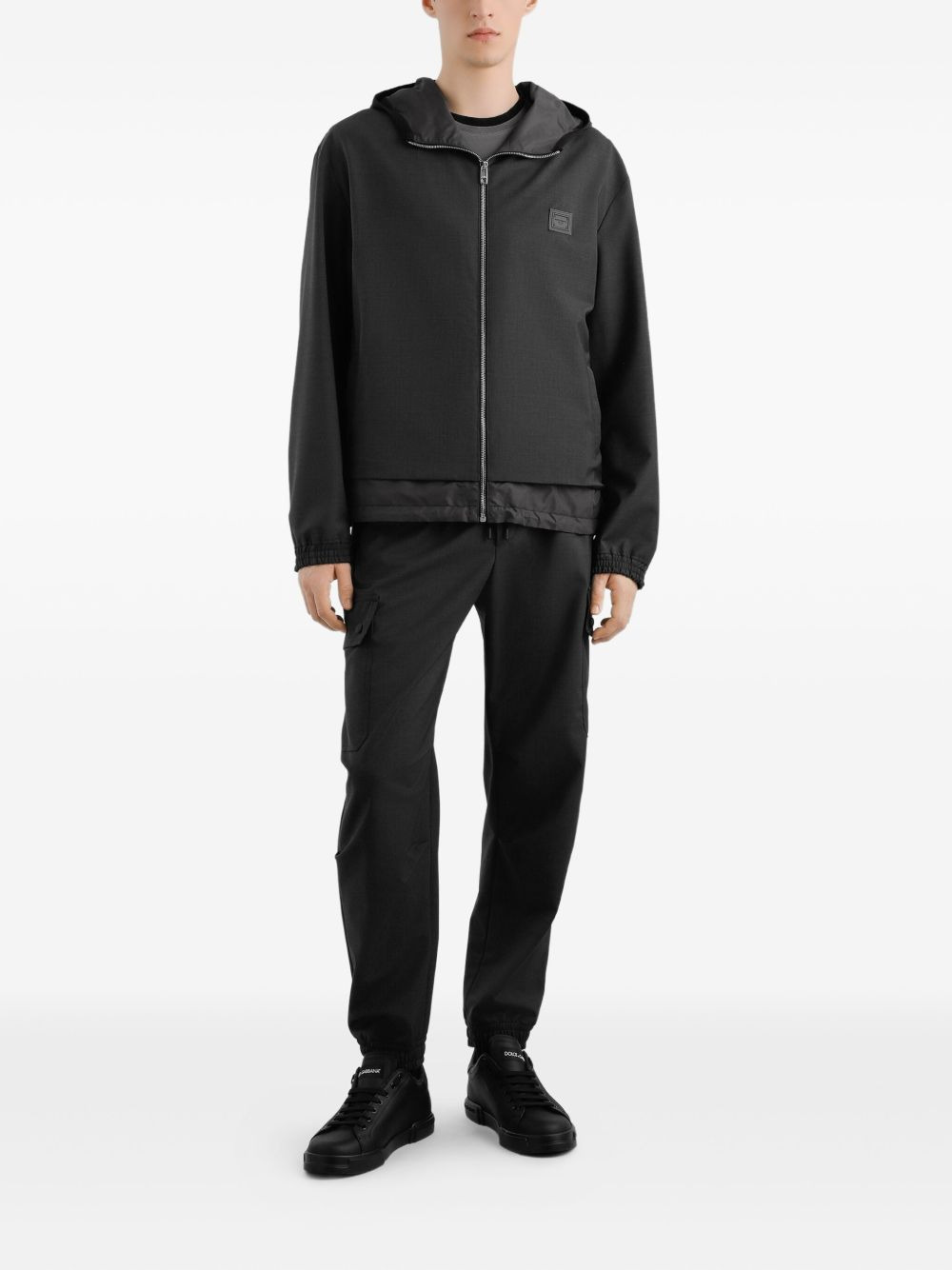 zip-up hooded jacket - 2