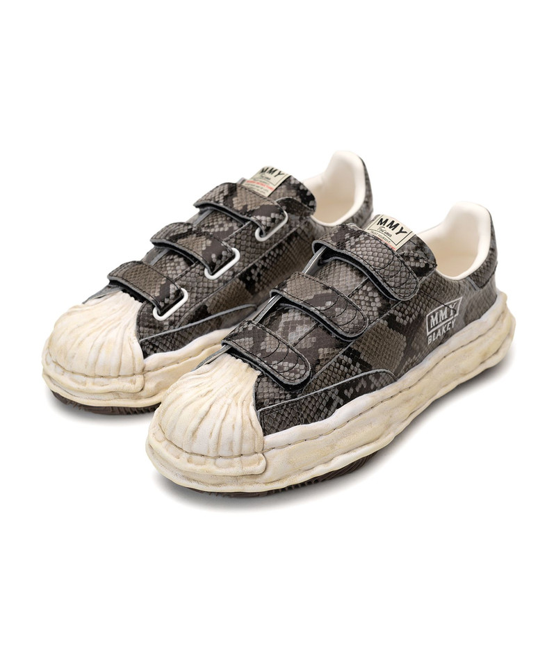 "BLAKEY" OG Sole Python Printed Leather Low-top Sneaker 11