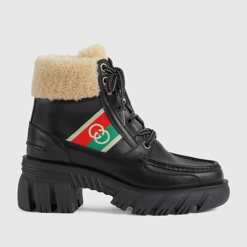 Women's ankle boot with stripe 1