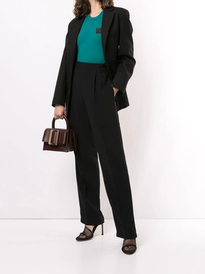 N°21 mid-rise cropped trousers outlook