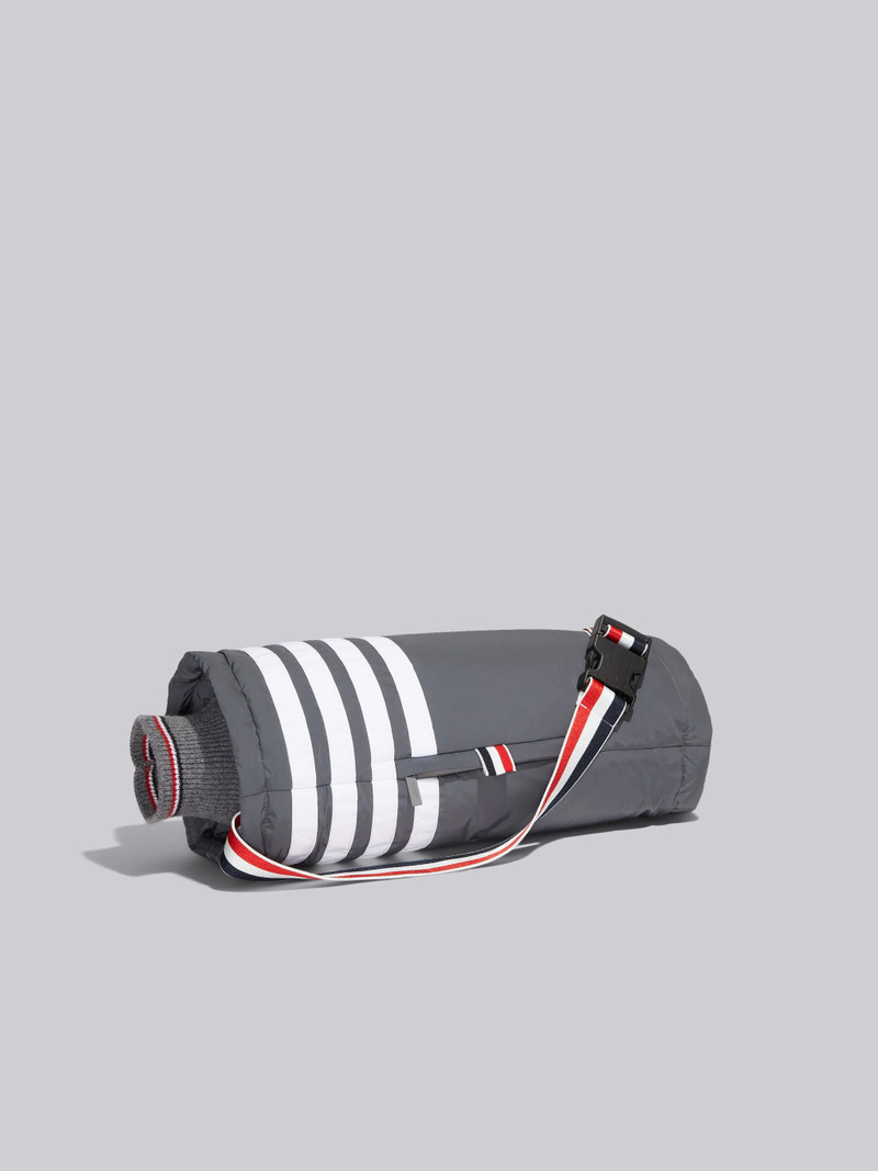 Medium Grey Down Filled Poly Twill 4-bar Football Muff 3