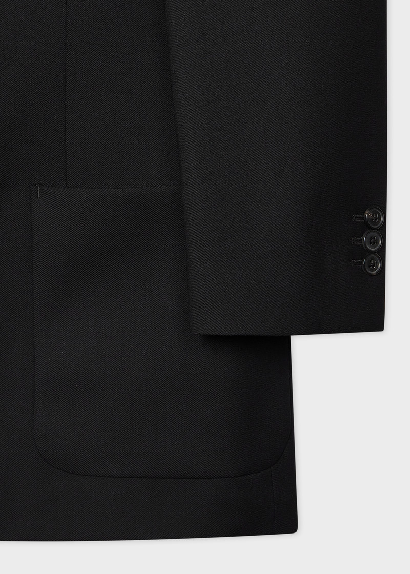 Black 'Suit To Travel In' Double-Breasted Suit 3