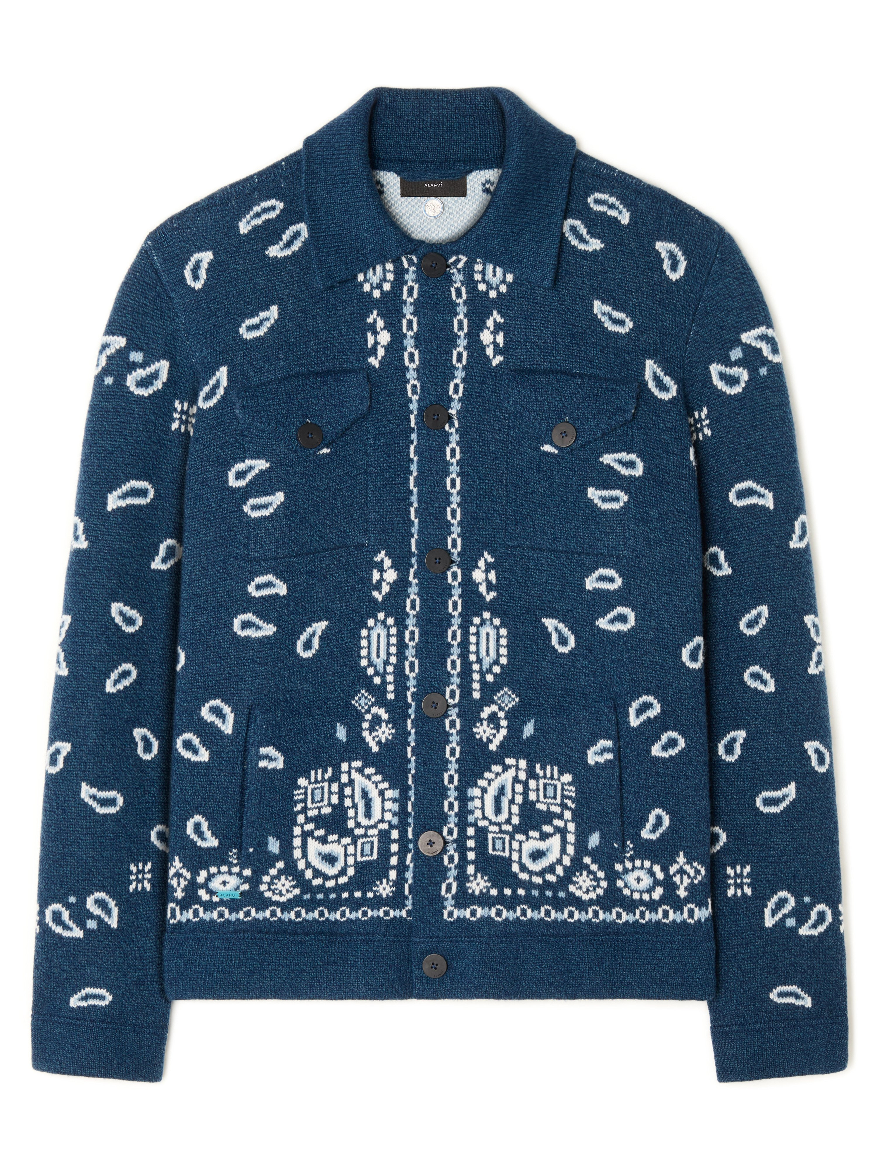 Bandana Jacquard Cardigan - 2