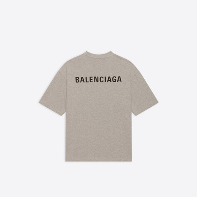 BALENCIAGA Men's Medium Fit T-shirt in Grey outlook