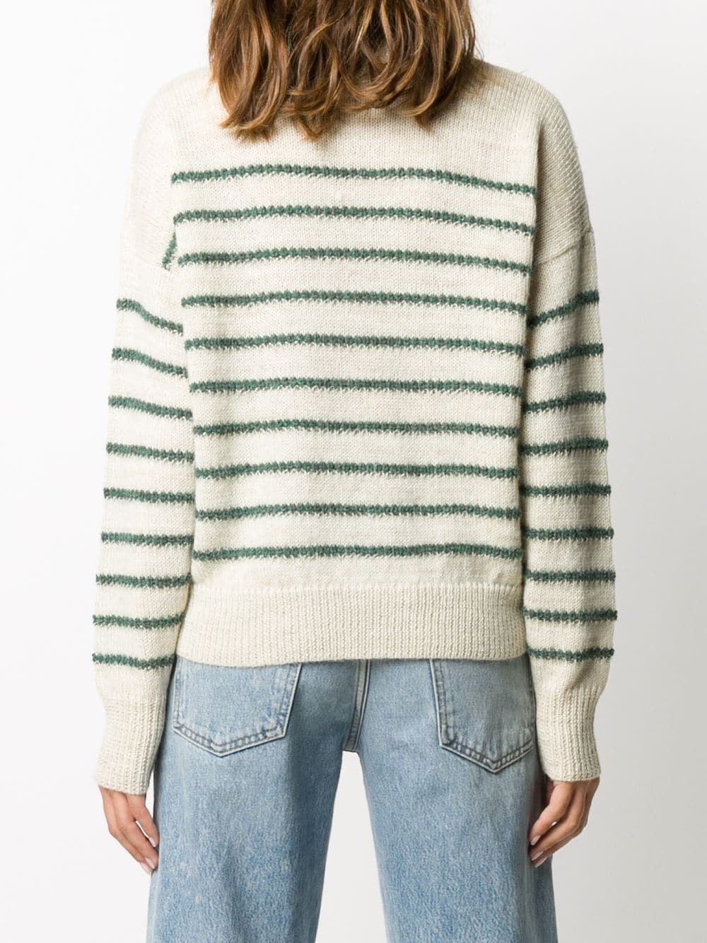 striped long-sleeve jumper - 4