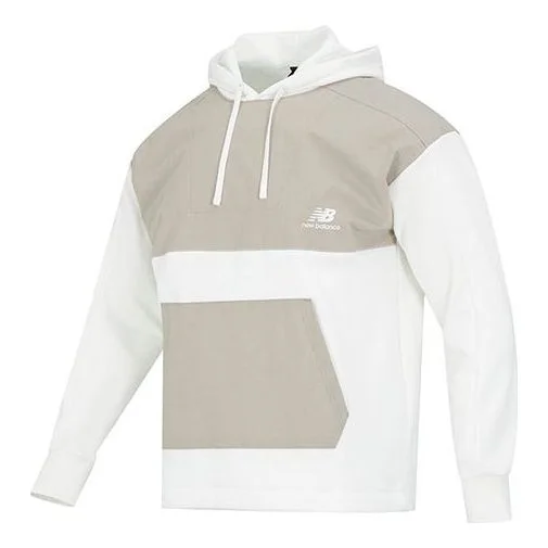 New Balance Classic Hoodie 'White Grey' AMT24368-CIC - 1