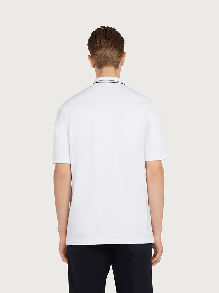 SHORT SLEEVED POLO WITH LOGO - 3