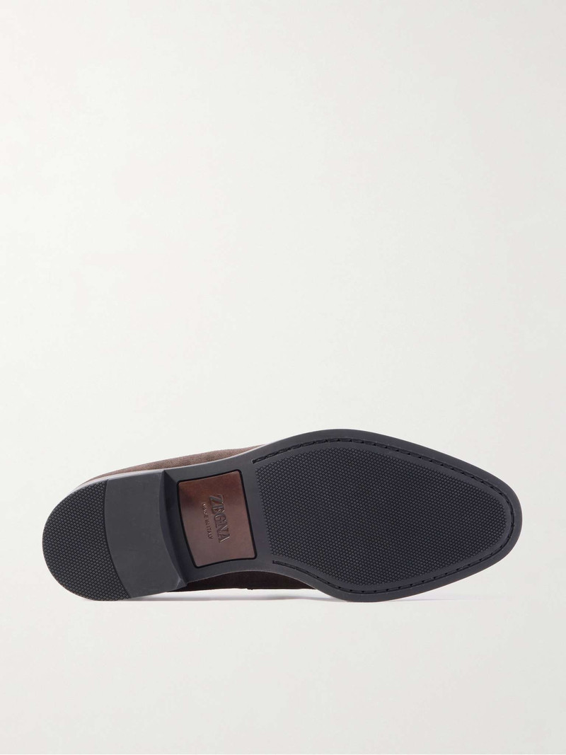 ZEGNA Suede Loafers outlook
