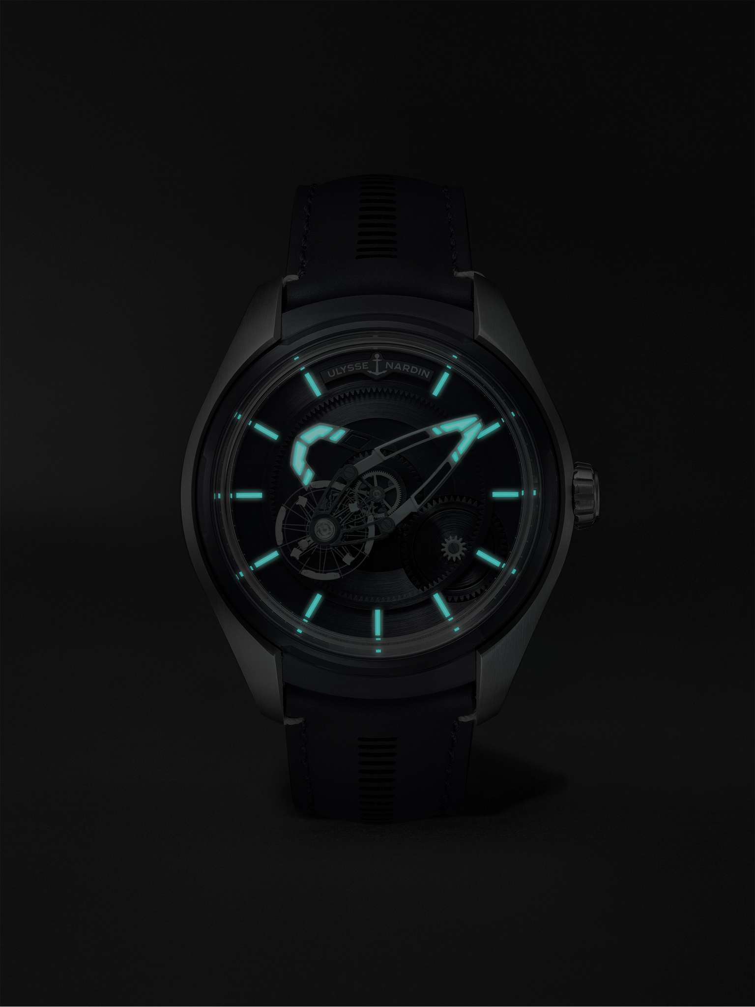 Freak X Automatic 43mm Titanium and Leather Watch, Ref. No. 2303-270.1/03 - 9