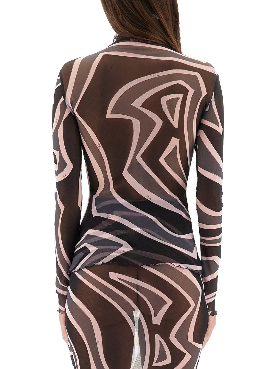 Labyrinth Print Top - 3