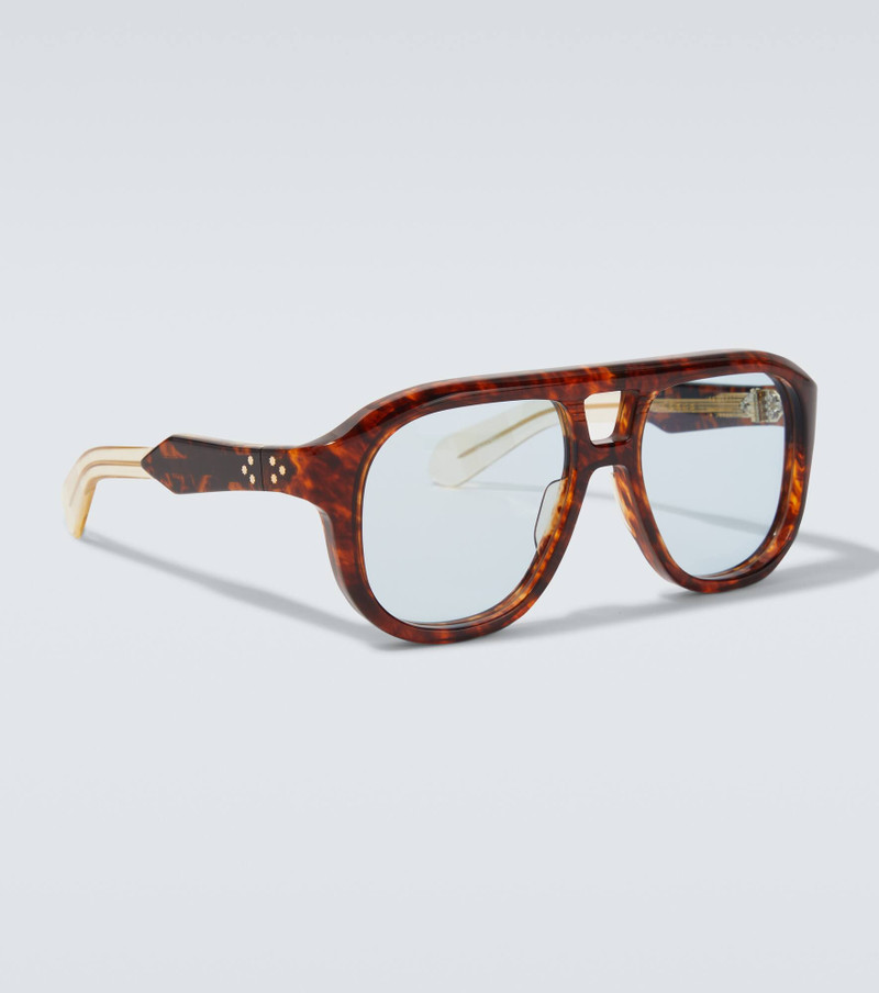 JACQUES MARIE MAGE Jasper oversized aviator sunglasses outlook