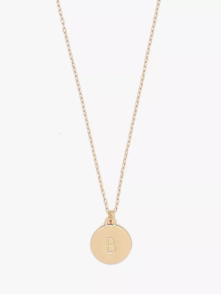 Initial B Mini Pendant - 1