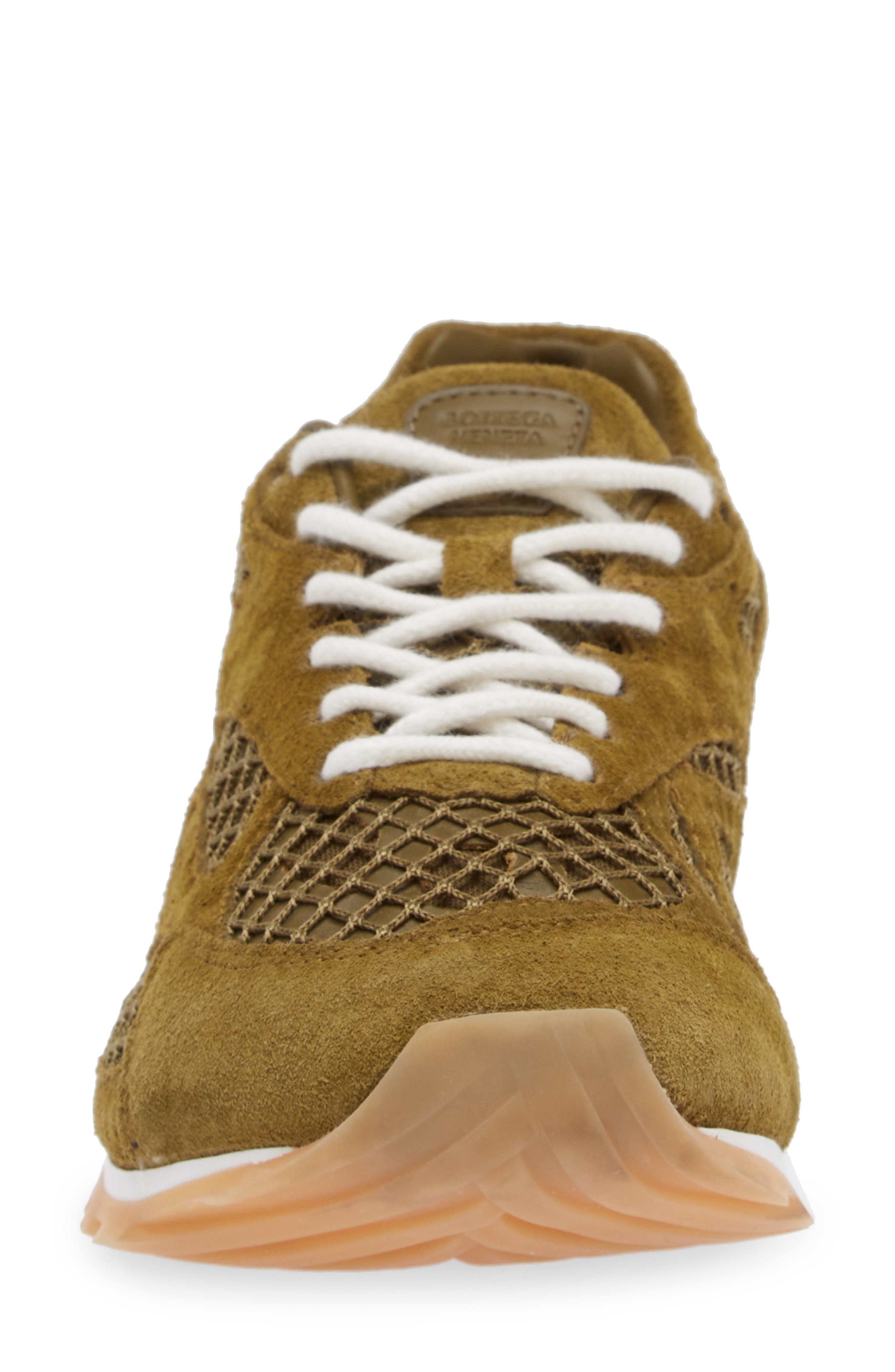 Bottega Veneta Orbit Low Top Sneaker in Olive Oil at Nordstrom - 4