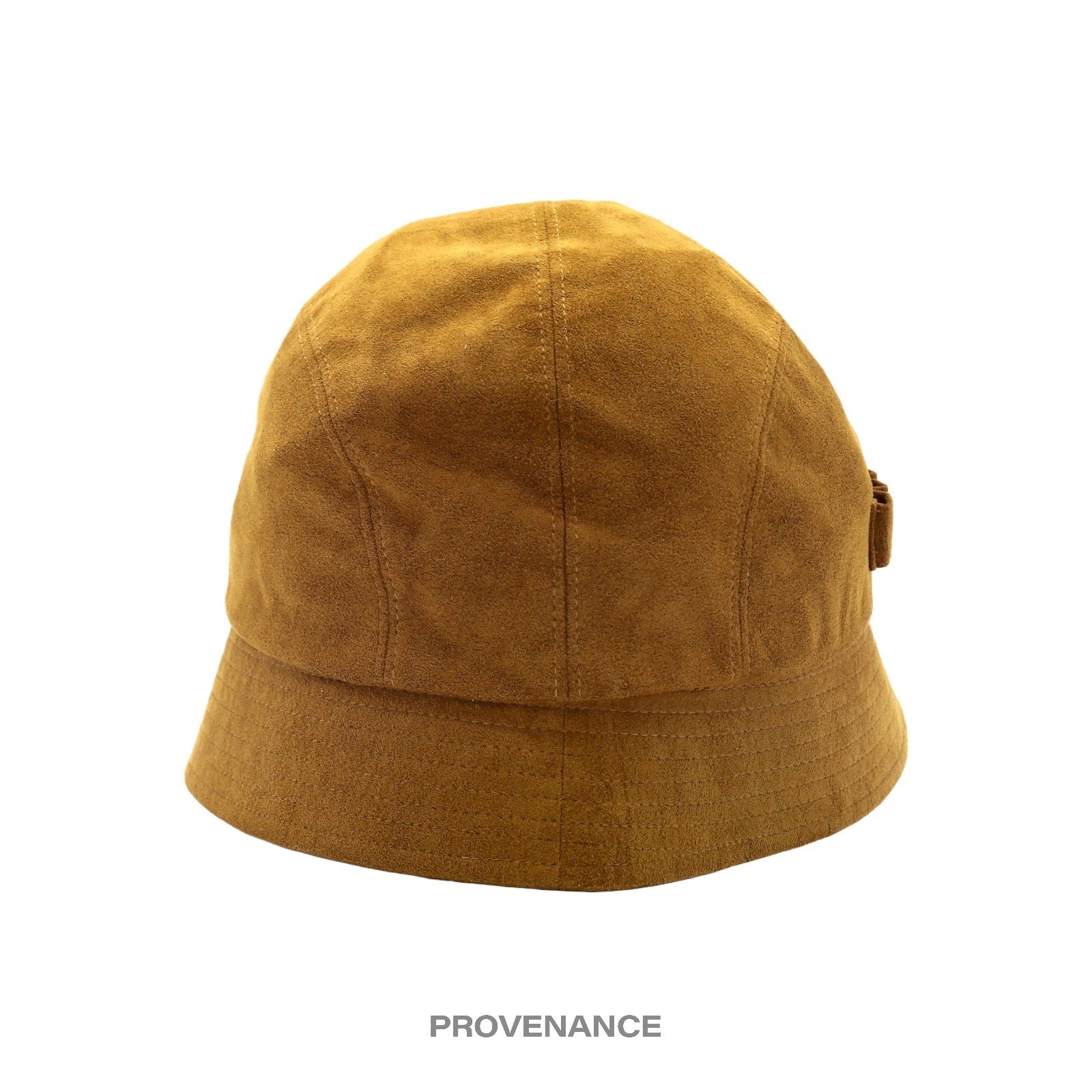 ? Givenchy Asymmetric Bucket Hat - Brown Acorn Microsuede display picture 3