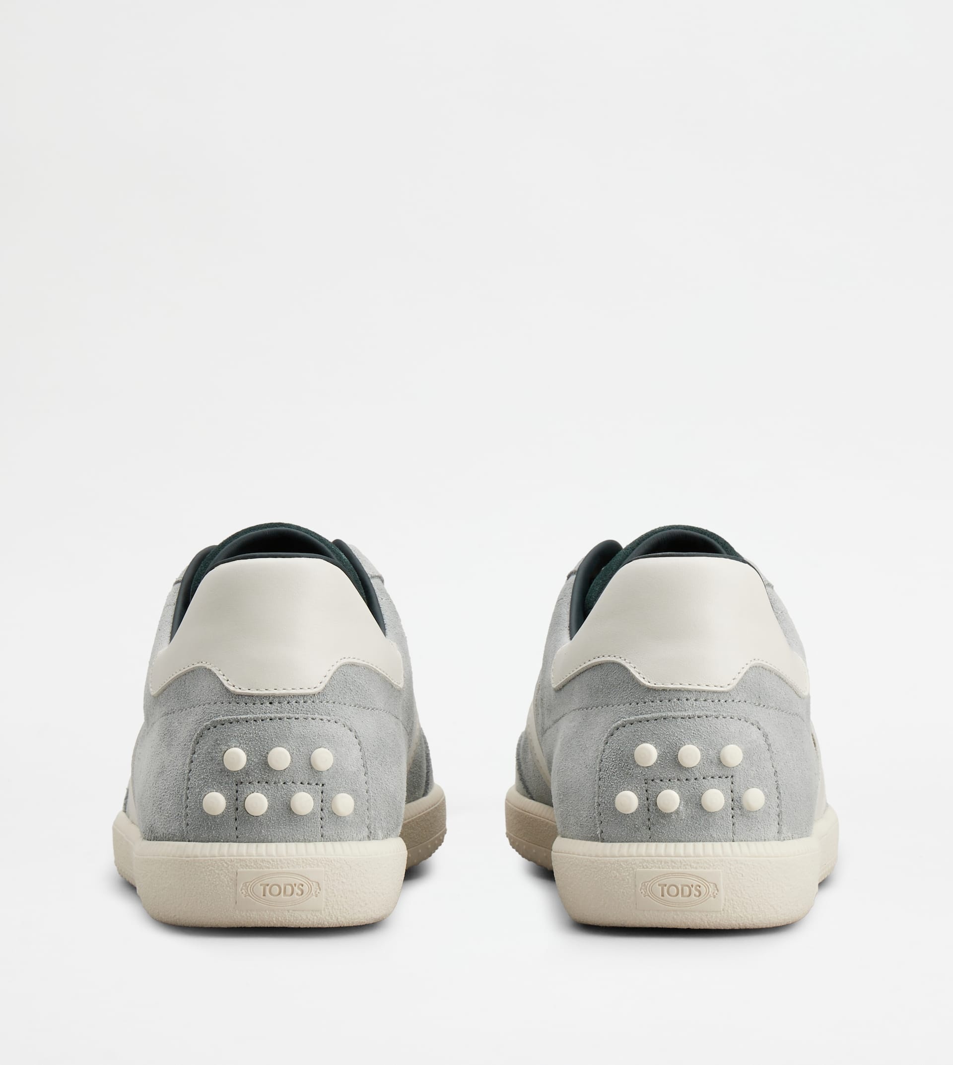 TOD'S TABS SNEAKERS IN SUEDE - LIGHT BLUE, WHITE, GREEN - 3